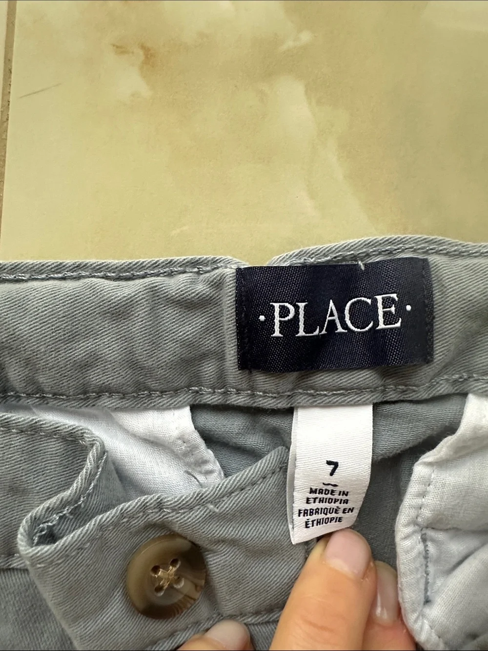The Children's Place Gray Kids Chinos